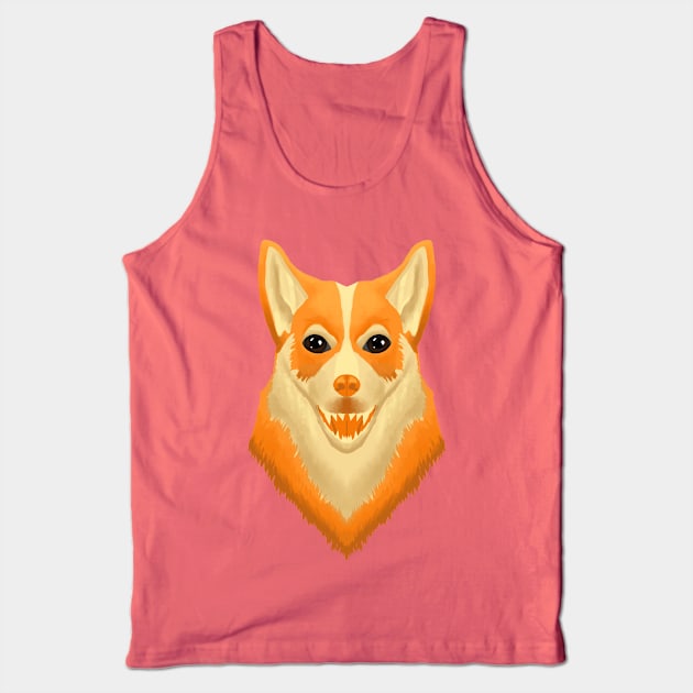 Corgi Tank Top by Dnatz